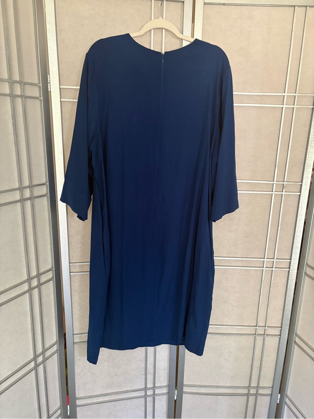 Universal Standard Navy Midi Shift Dress - Picture 6 of 6